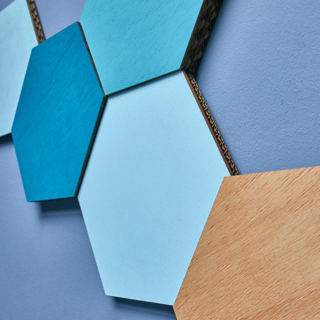 Panot decorativo azul