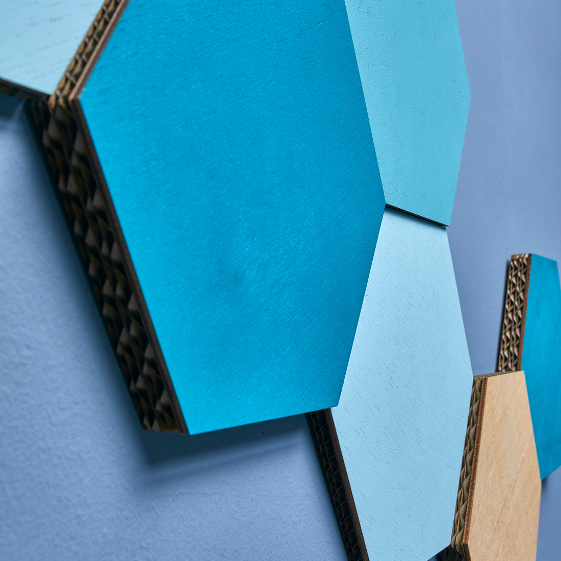 Panot decorativo azul